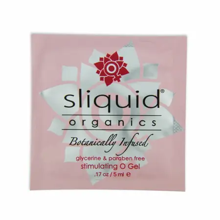Sliquid Organics O Gel Stimulating Lubricant 5 ml Tester
