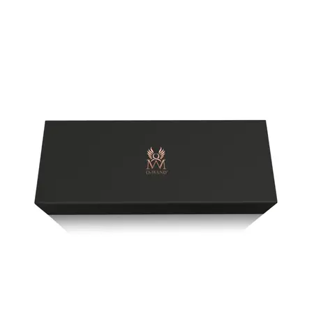 O-WAND Noir Rechargeable Waterproof Massager Black-Gold Ergonomic