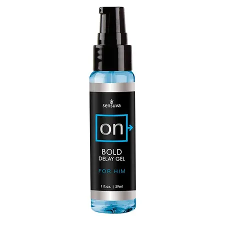 Sensuva ON Bold Delay Gel 29ml - Prolonging Mint Formula for Men