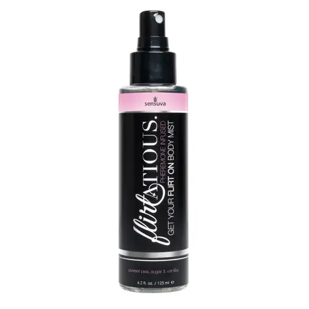 Sensuva Flirtatious Body Mist Vanilla Sugar Sweet Pea 125ml