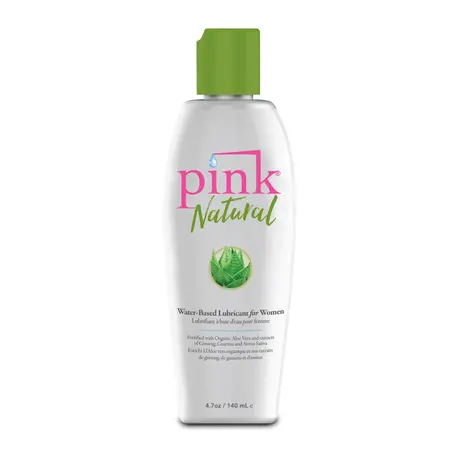 PINK Natural Lubricant 140 ml - Water-Based, Botanical Formula