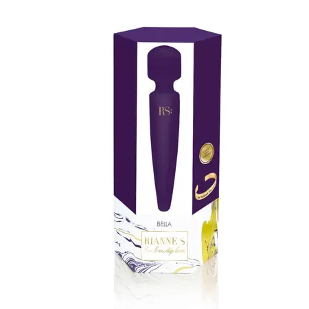 Rianne S Bella Mini Body Wand Deep Purple - Compact Waterproof Massager