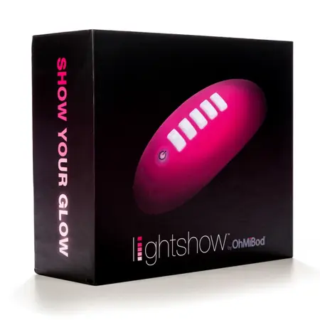 OhMiBod Lightshow App-Controlled Wearable Massager with LED Display