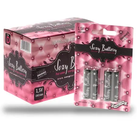 Sexy Battery Xtra Endurance AAA Alkaline Battery 4-Pack 1.5V