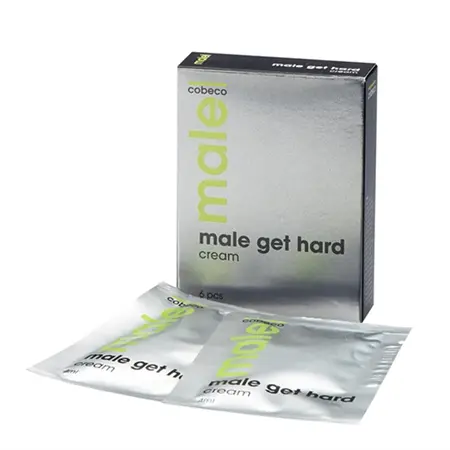 Cobeco Male Get Hard Cream Sachets 6x4ml - Support Formula for Men