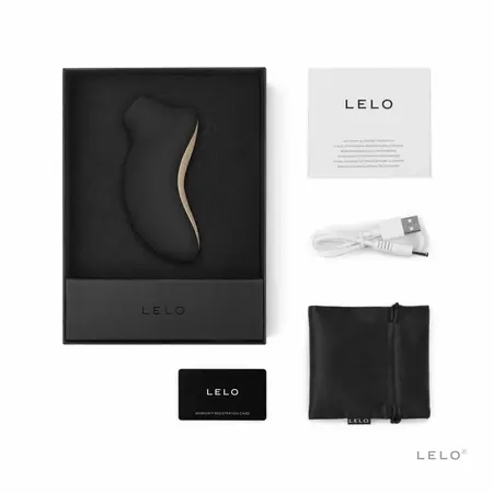 LELO Sona Cruise Black - Sonic Pulsation Massager, Waterproof, USB-Chargeable