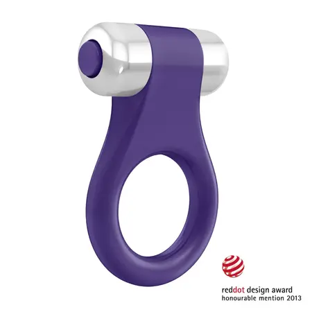OVO B1 Intimate Ring Lilac Chrome - Silicone, Whisper Quiet, Awarded Design