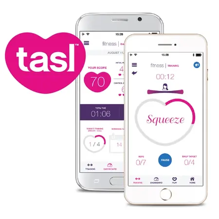 OhMiBod Lovelife Krush Pink - Smart Kegel Training System, USB, App Control