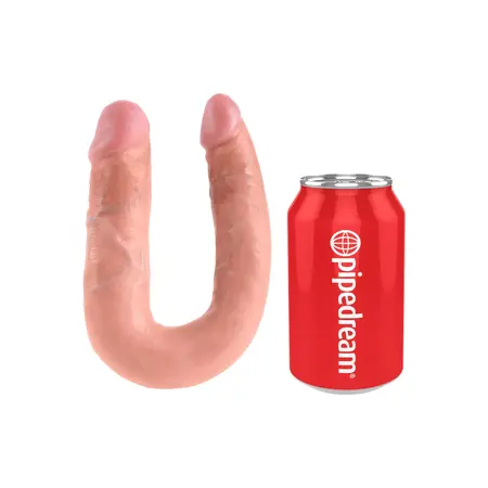 King Cock U-Shaped Double Medium Anatomical Model Flesh Tone 13.9 cm