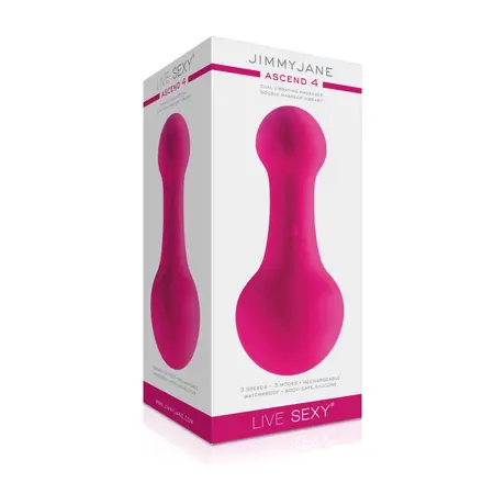 Jimmyjane Ascend 4 Flexible Dual Motor Vibrating Device Pink