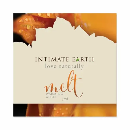 Intimate Earth Melt Glide 3ml Warming Personal Lubricant Sachet