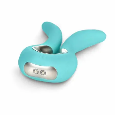 Gvibe Mini Tiffany Mint Dual Motor Silicone Intimate Device 10.5cm