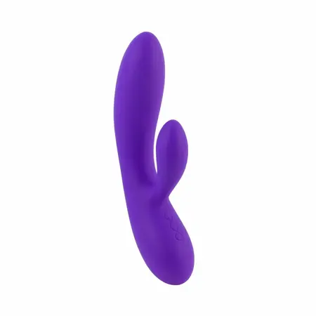 FeelzToys Lea Medium Glitter Purple Dual Motor Intimate Device 202mm