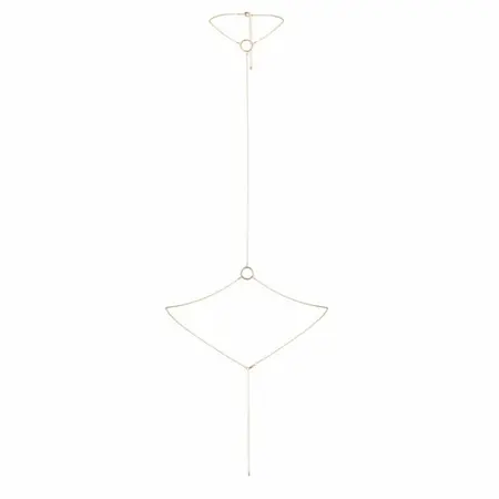 Bijoux Indiscrets Magnifique I Body Chain Gold - Adjustable Fashion Accessory