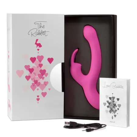 LoveBuddies Rabbit Silicone Dual Motor Intimate Massager Waterproof