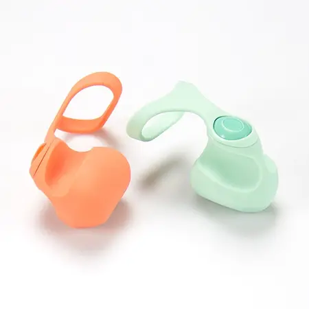 Dame Products FIN Jade - Compact Finger-Worn Vibration Device, Green