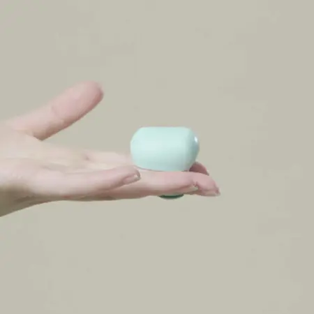 Dame Products FIN Jade - Compact Finger-Worn Vibration Device, Green