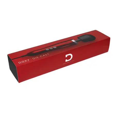 Doxy Die Cast Wand Massager Red - Premium Metal Body, EU Plug