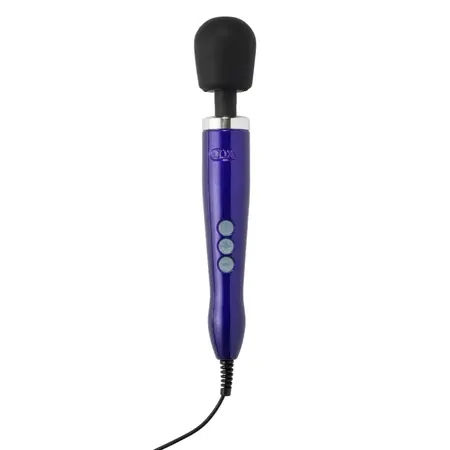 Doxy Die Cast Wand Massager Purple - Premium Metal, Universal Voltage