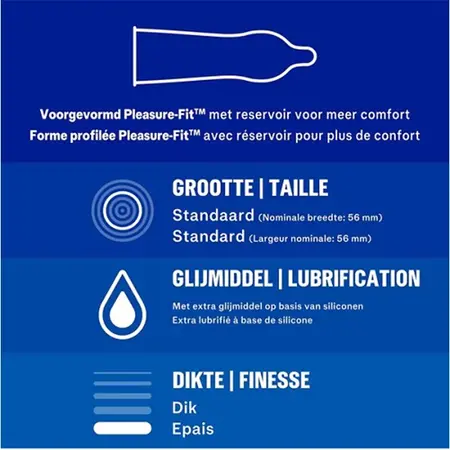Durex Originals Extra Safe 12-Pack Classic Ultra Secure Condoms