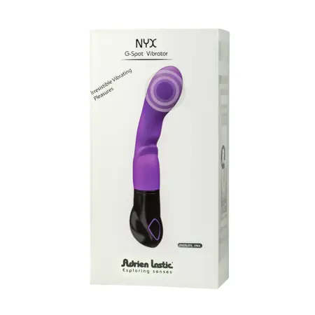 Adrien Lastic Nyx G-Spot Curved Intimate Device, 20.1 cm, Purple