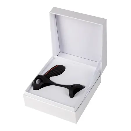 Adrien Lastic Gladiator Remote Control Silicone Partner Ring 11cm Black