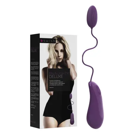 B Swish Bnaughty Deluxe Intimate Bullet Vibrator Royal Purple 6 Modes