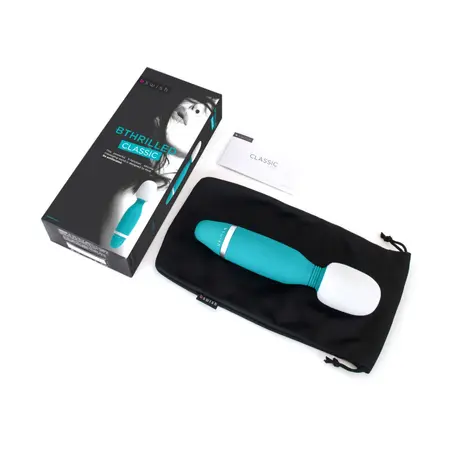 B Swish Bthrilled Jade Wand Massager - 5 Functions, Waterproof, 20 cm