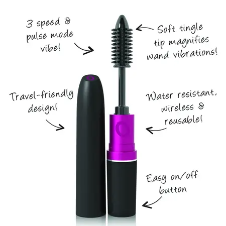 The Screaming O Vibrating Mascara Wand - Discreet 4-Mode Mini Device