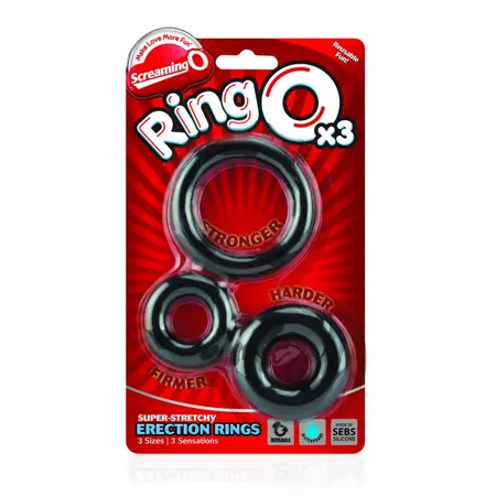 The Screaming O RingO Set - 3-Pack Comfort Fit Silicone Rings