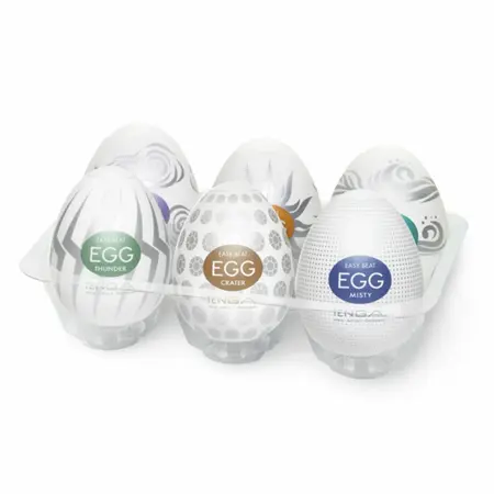 Tenga Egg Series 2 - 6-Piece Textured Sensation Set for Men