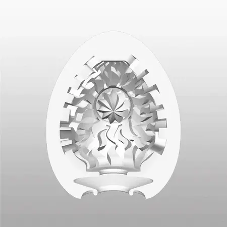 Tenga Egg Shiny Intimate Device - Compact Textured Model, 1 Piece