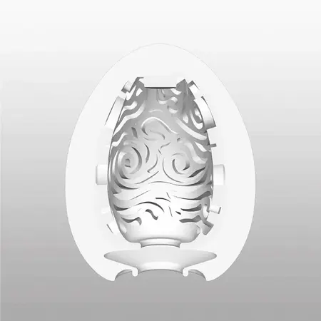 Tenga Egg Cloudy Intimate Stimulation Device - Stretchy Compact Model