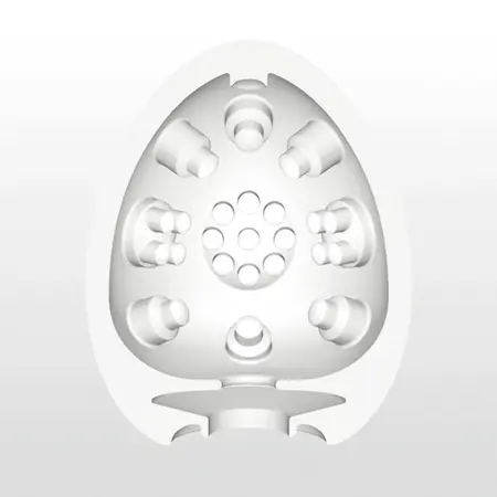Tenga Egg Clicker Intimate Pleasure Device - Flexible Textured Sleeve