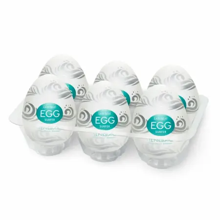 Tenga Egg Surfer 6-Pack - Flexible Intimate Stimulation System