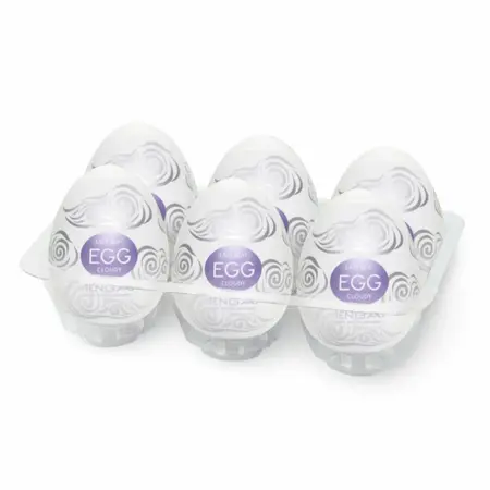 Tenga Egg Cloudy 6-Pack Flexible Intimate Capsule Set