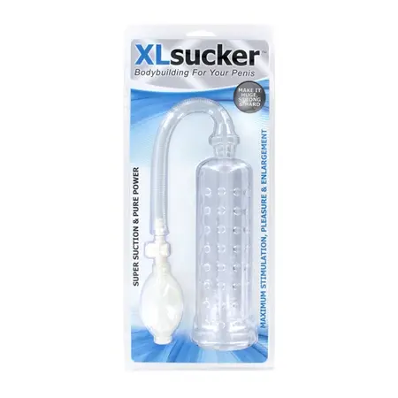 XLsucker Transparent Vacuum Pump with Bulb System 19.5 cm