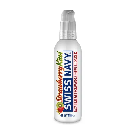Swiss Navy Strawberry Kiwi Water-Based Lubricant 118 ml - Sugar-Free