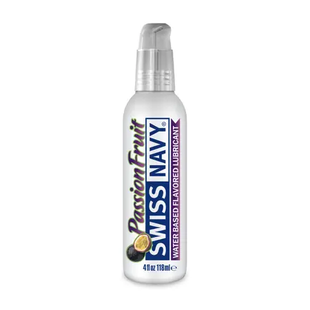 Swiss Navy Passion Fruit Water-Based Lubricant 118ml - Paraben-Free Formula
