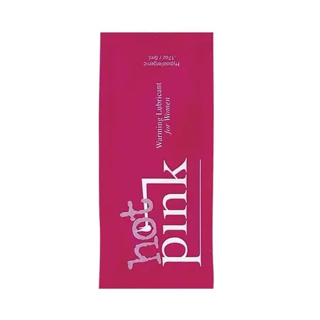 Pink Hot Pink 5 ml Water-Based Intimate Gel with Warming Effect