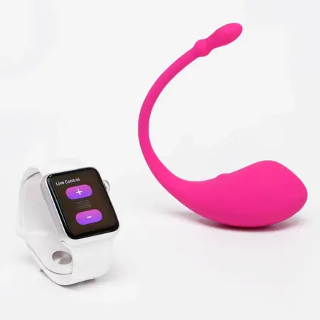 Lovense Lush App-Controlled Intimate Bullet Vibrator Pink Wireless