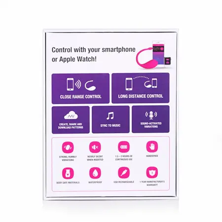 Lovense Lush App-Controlled Intimate Bullet Vibrator Pink Wireless