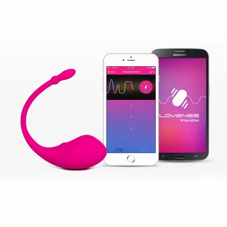 Lovense Lush App-Controlled Intimate Bullet Vibrator Pink Wireless
