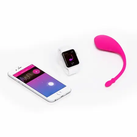 Lovense Lush App-Controlled Intimate Bullet Vibrator Pink Wireless