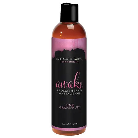 Intimate Earth Awake Massage Oil Black Pepper & Grapefruit 240ml