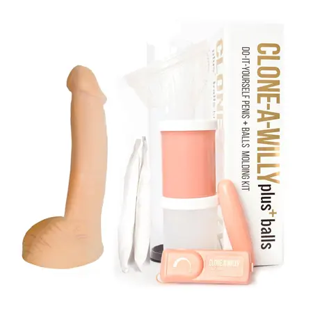 Clone-A-Willy Kit Nude - Custom Silicone Replica System with Balls