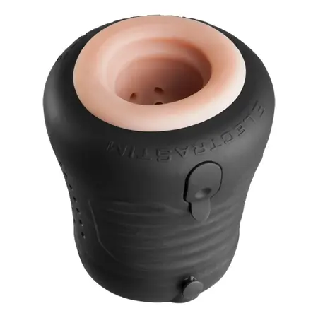 ElectraStim Jack Socket E-Stim Intimate Device with Textured Sleeve, Black
