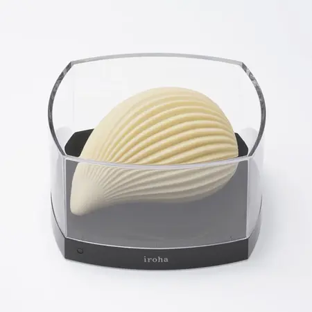 Iroha by Tenga Kushi Creme Soft Silicone Vibrating Device Waterproof