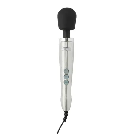 Doxy Die Cast Wand Massager Silver - Premium Aluminium-Titanium Model
