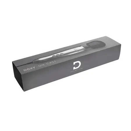 Doxy Die Cast Wand Massager Silver - Premium Aluminium-Titanium Model